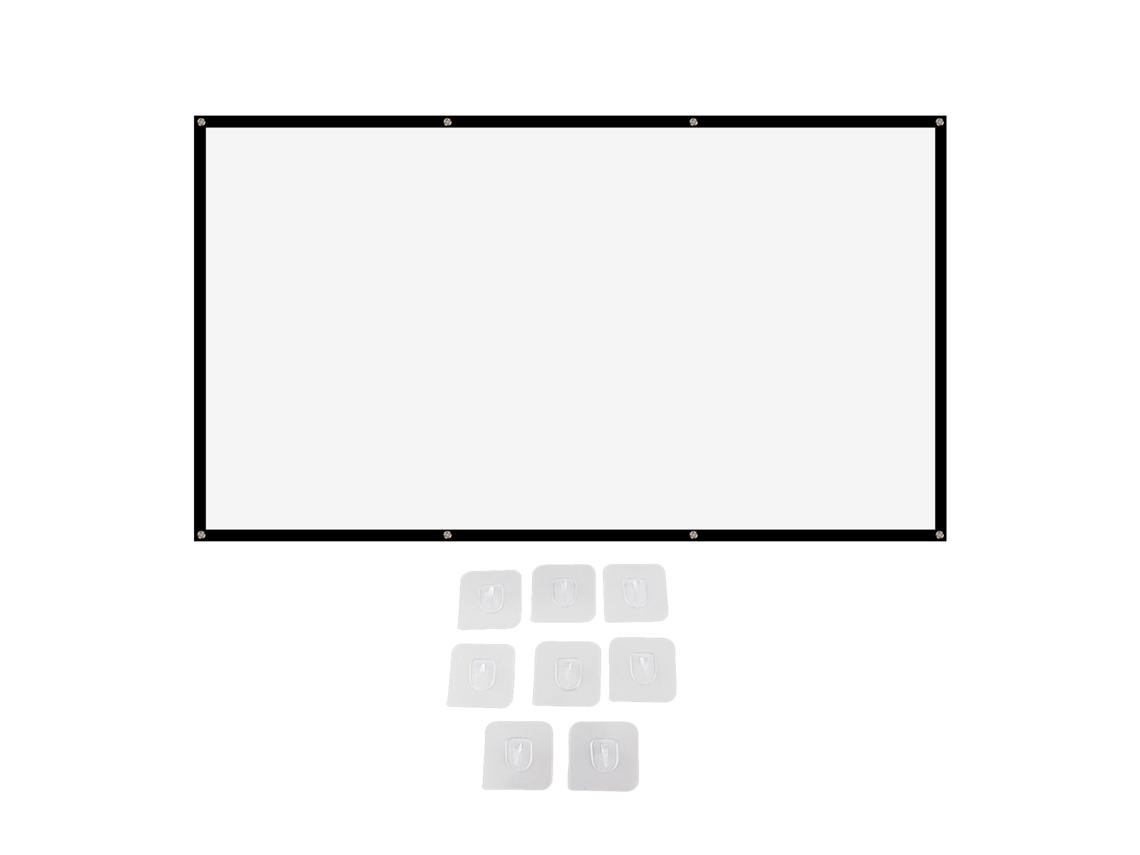 Tela Flexível de Projetor EOOCOO (100 Polegadas Hd Externa Dobrável e Portátil)