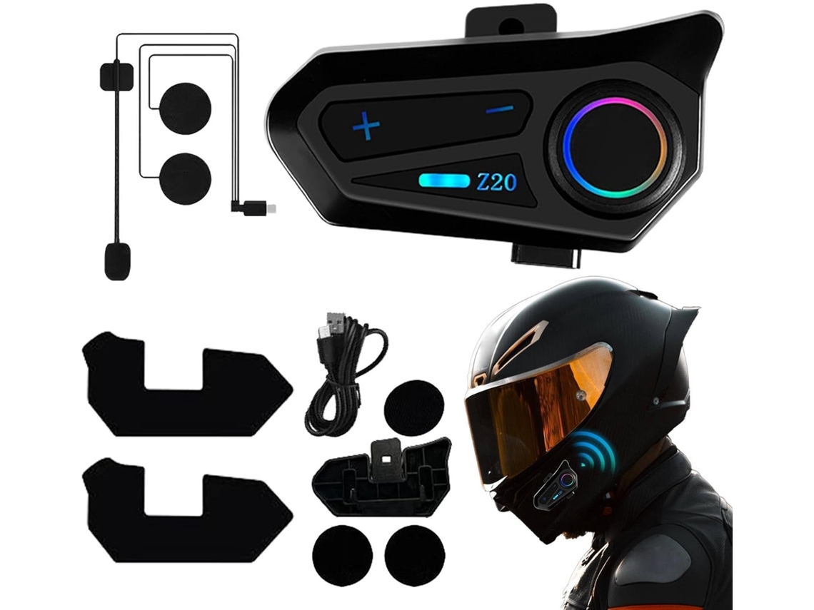 Kit De Comunicação Moto Sistema De Comunicação À Carga Tipo-c