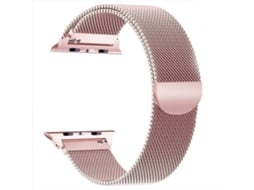 Bracelete 44mm Milanese Loop Rosa
