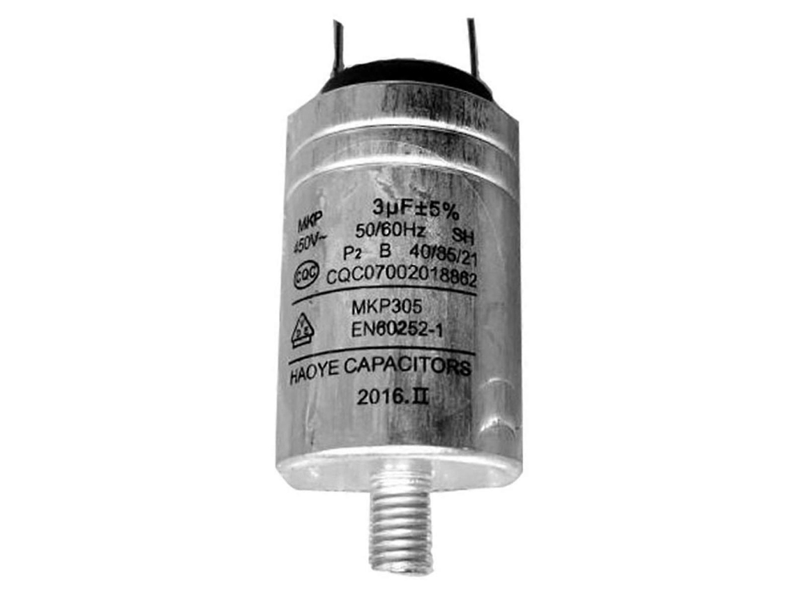 Capacitor Mkp 3uf 450vac Para Lava Louças Com Caixa De Alumínio Aquaforge