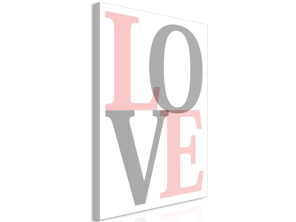 Quadro ARTGEIST Grey Love (1 Part) Vertical (40x60)
