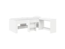 Cama Alta para Crianças com Mesa Branco 80 X 200 Cm MAISON EXCLUSIVE