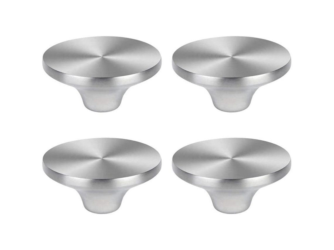 4pcs Mango De Tapa Universal Para Olla Repuesto De Acero Inoxidable Resistente Al Calor