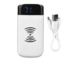 Power Bank de 10000mAh, com carregamento sem fio, rápido, display digital EOOCOO