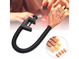 Modelo de mão prático flexível para arte em unhas 100x manicure e pedicure sobressalente S/MARCA