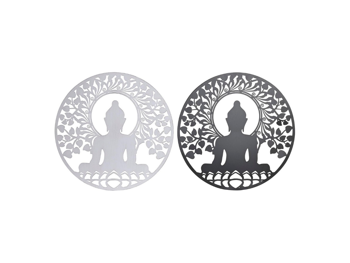 Decorações de Parede DKD HOME DECOR (Metal - Multicor)