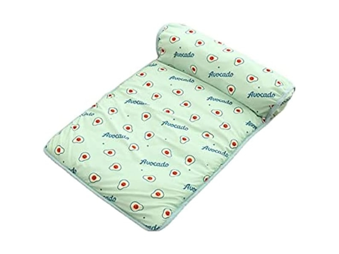 Manta Refrescante, em Seda Gelada, para Cães e Gatos, Lavável, Uso no Verão, Verde AQUAFORGE