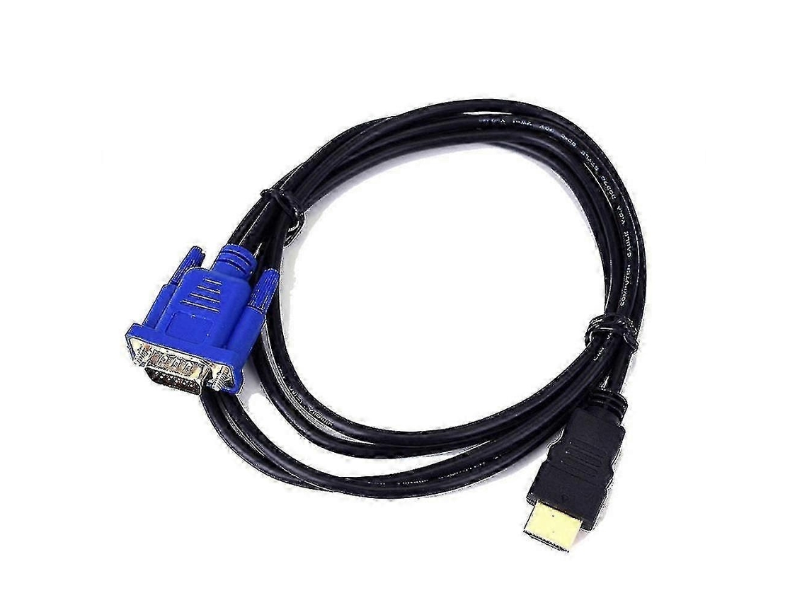 Lurelia Cabo Adaptador Hdmi Para Vga, 1080p, 15 Pinos, Macho, 1,8 M