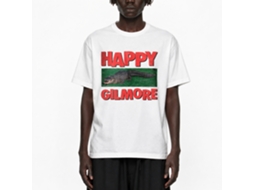 Rockinstone Happy Gilmore Gator White Adult T-shirt Size:s