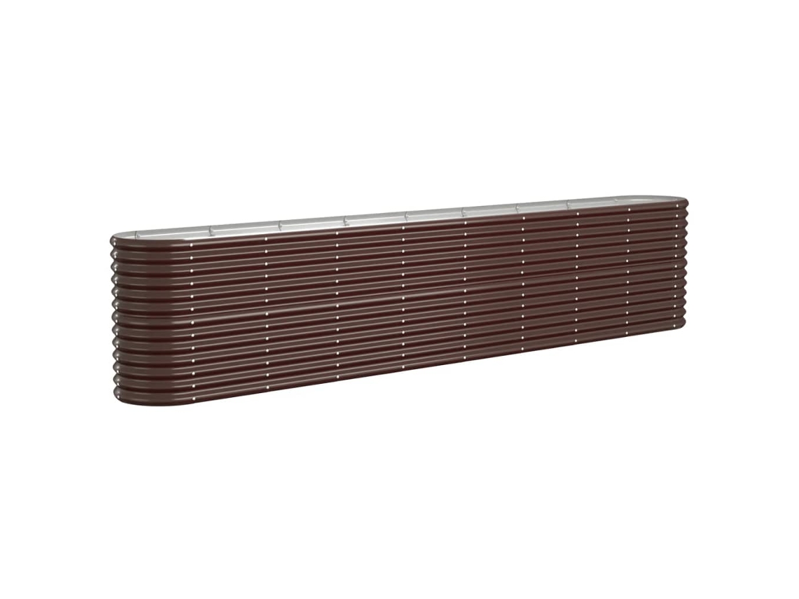 Garden Raised Bed, Garden Raised Beds Vidaxl Marrom Aço (332 X 40 X 68 Cm)