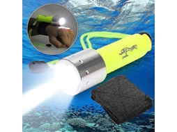 2026 lanterna Subaquática Portátil 6000 Lúmenes Submersível 50 Metros Recarregável Luz de Segurança de Mergulho Led