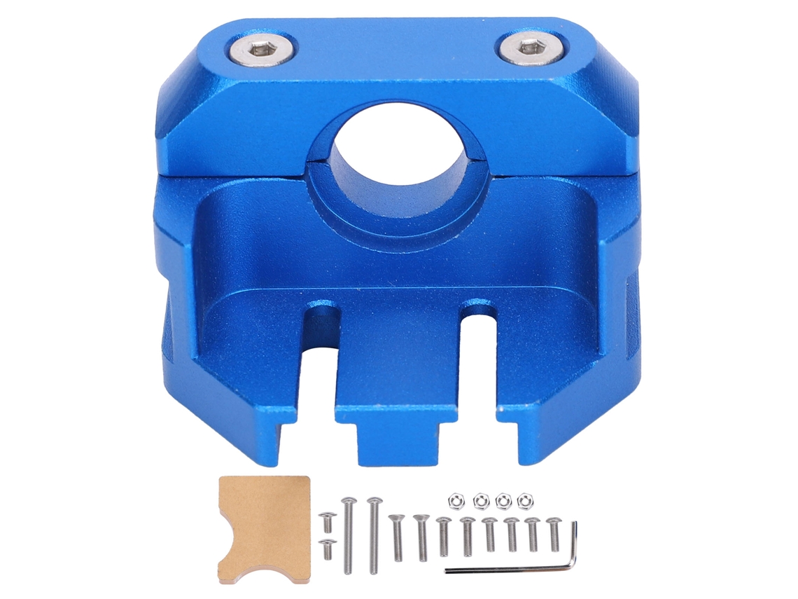 Bloque De Montagem De Extrusor Azul De Metal Inteiro Anodizado Para Impressoras 3d Cr‑10