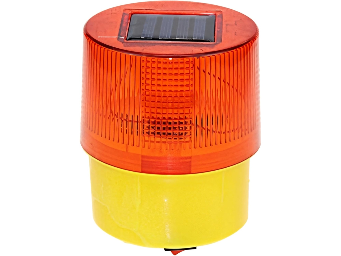Luz Estroboscópica Solar, Sinalizador Para Segurança Rodoviária E Obstáculos, Baixo Consumo, Fácil Instalação, Operação