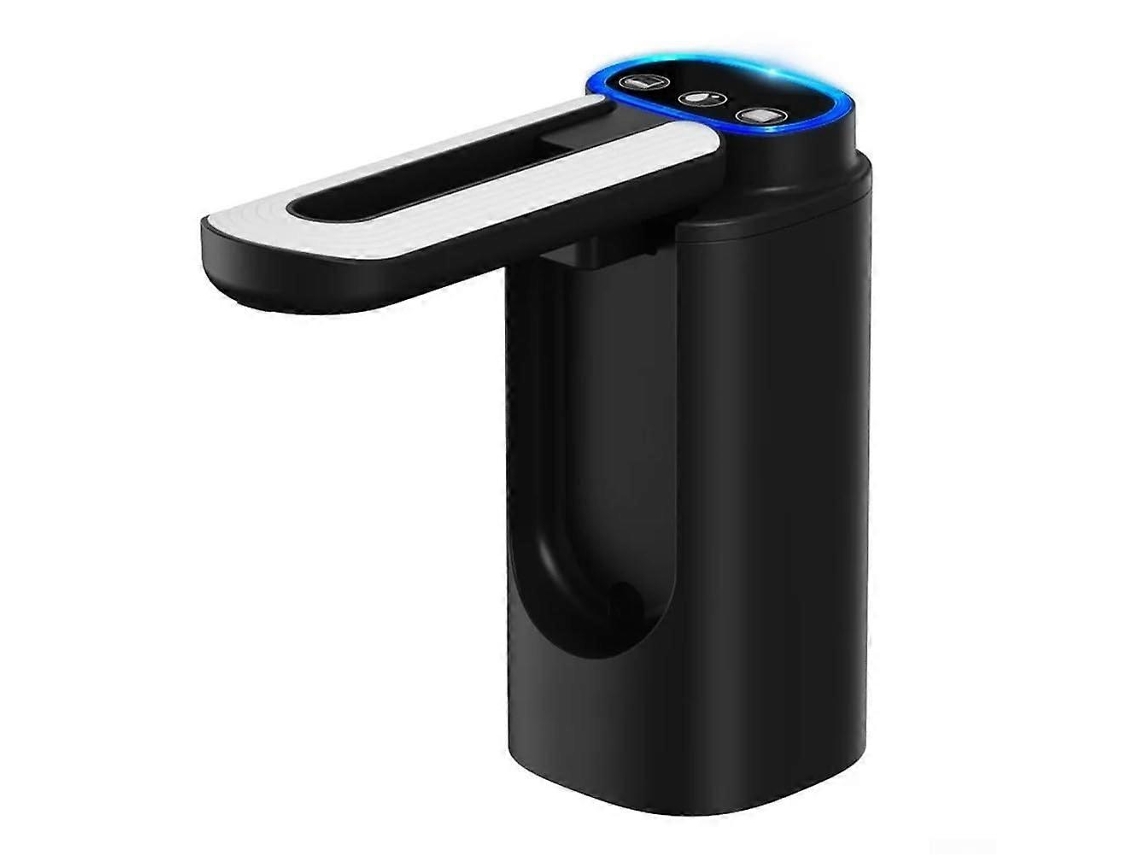 Dispensador De Água Elétrico Com Saída Dobrável, Bateria Recarregável Usb De 1200mah Para Casa, Camping E Escritório (preto).