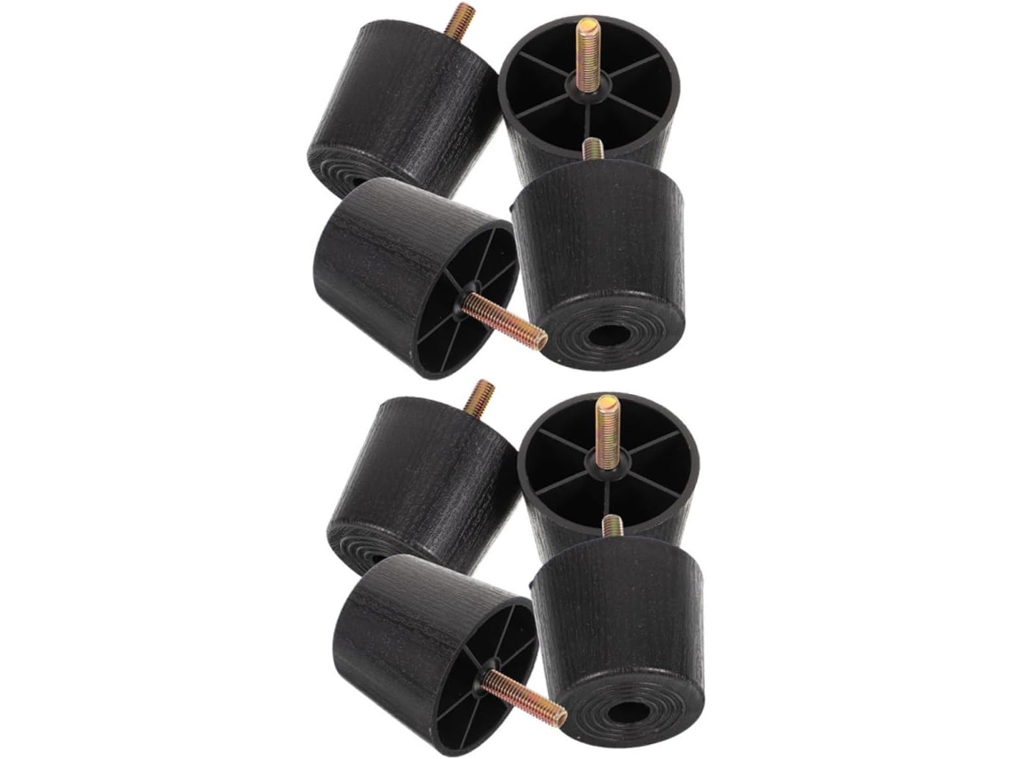 Nuobesty Conjunto De 8-niveladores Pés Para Móveis, Pés De Mesa E Sofá Almofadas Elevação Para Móveis