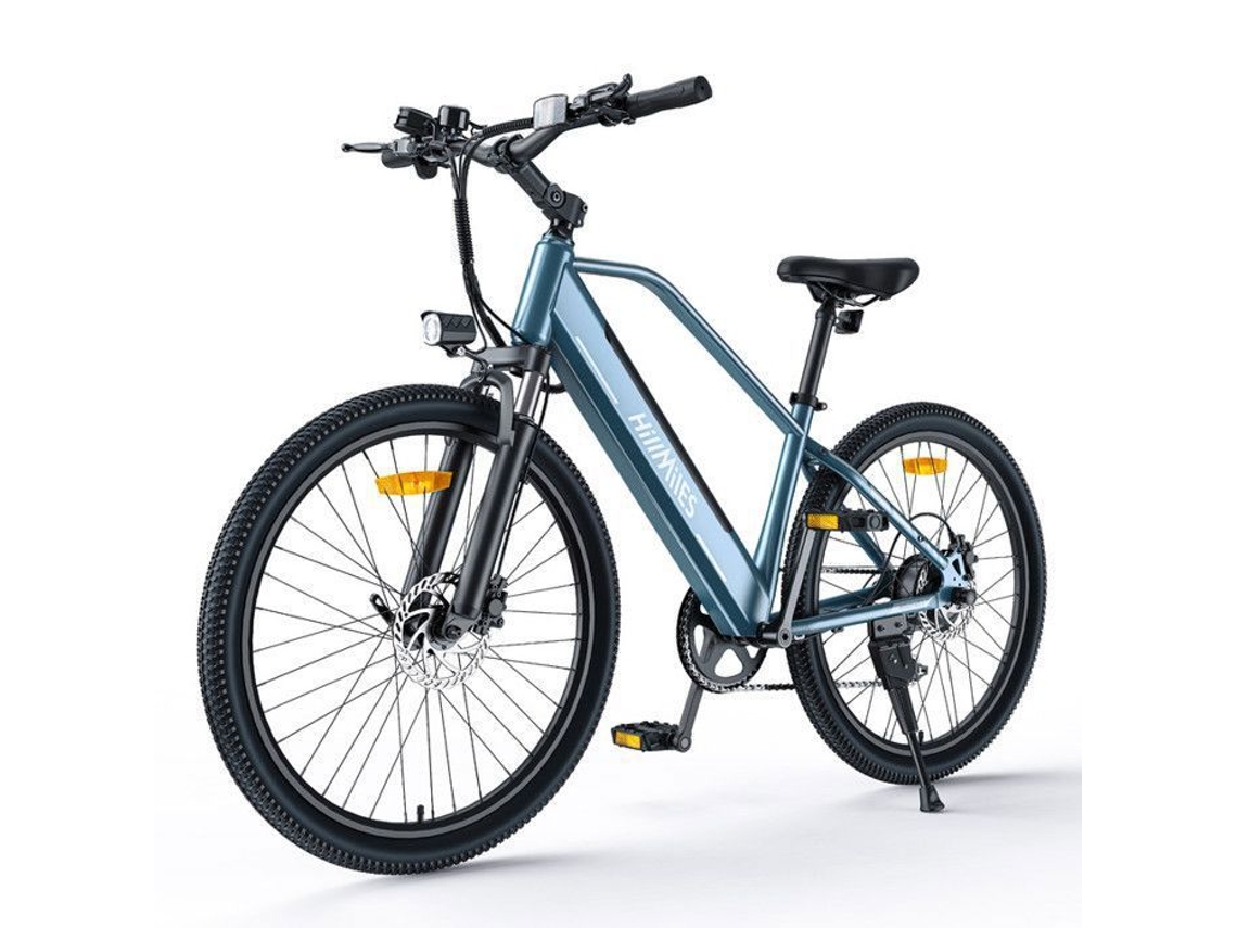 Miletrail 1 Bicicleta Elétrica 26 Bateria Removível 36v 13ah Autonomia 100km Freio A Disco Hidráulico, Azul Hillmiles