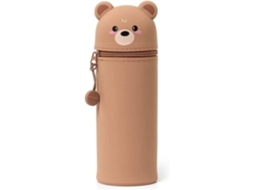 Estojo para Lápis, Macio, Silicone, Pelúcia, Kawaii AQUAFORGE