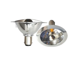 2x Lâmpada Refletora Led Ar70 3w 12v Ba15d Base 4000k Lâmpada De Trilho 25w Brilvibera