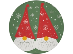 Almofada Redonda De Natal Com Gnomo Para Cadeira, Algodão Viscoelástico, Almofada Grossa Para Cadeira De Jantar