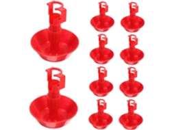 Bebedouro Automático De 10 Peças Para Galinhas E Patos, Dispensador De Água Em Tigela.