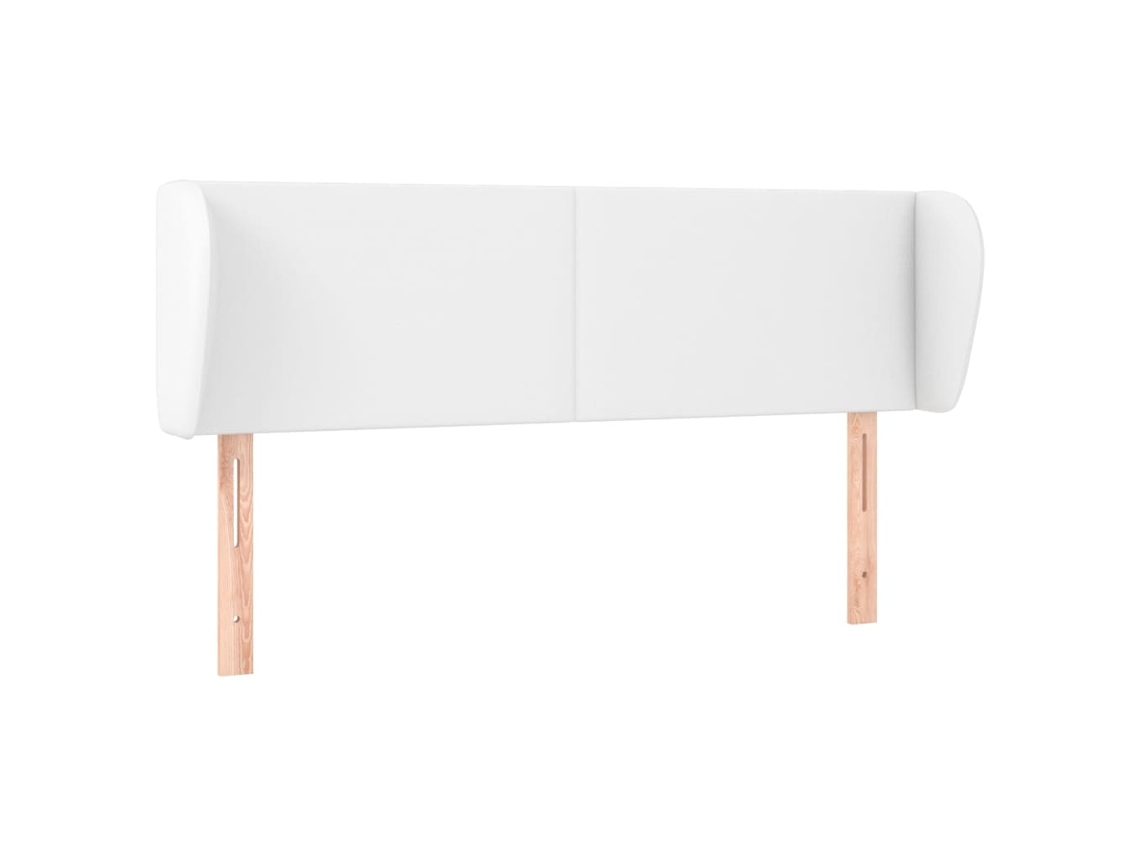 Headboard, Headboards Vidaxl Branco Couro Artificial (147 X 23 X 78/88 Cm)