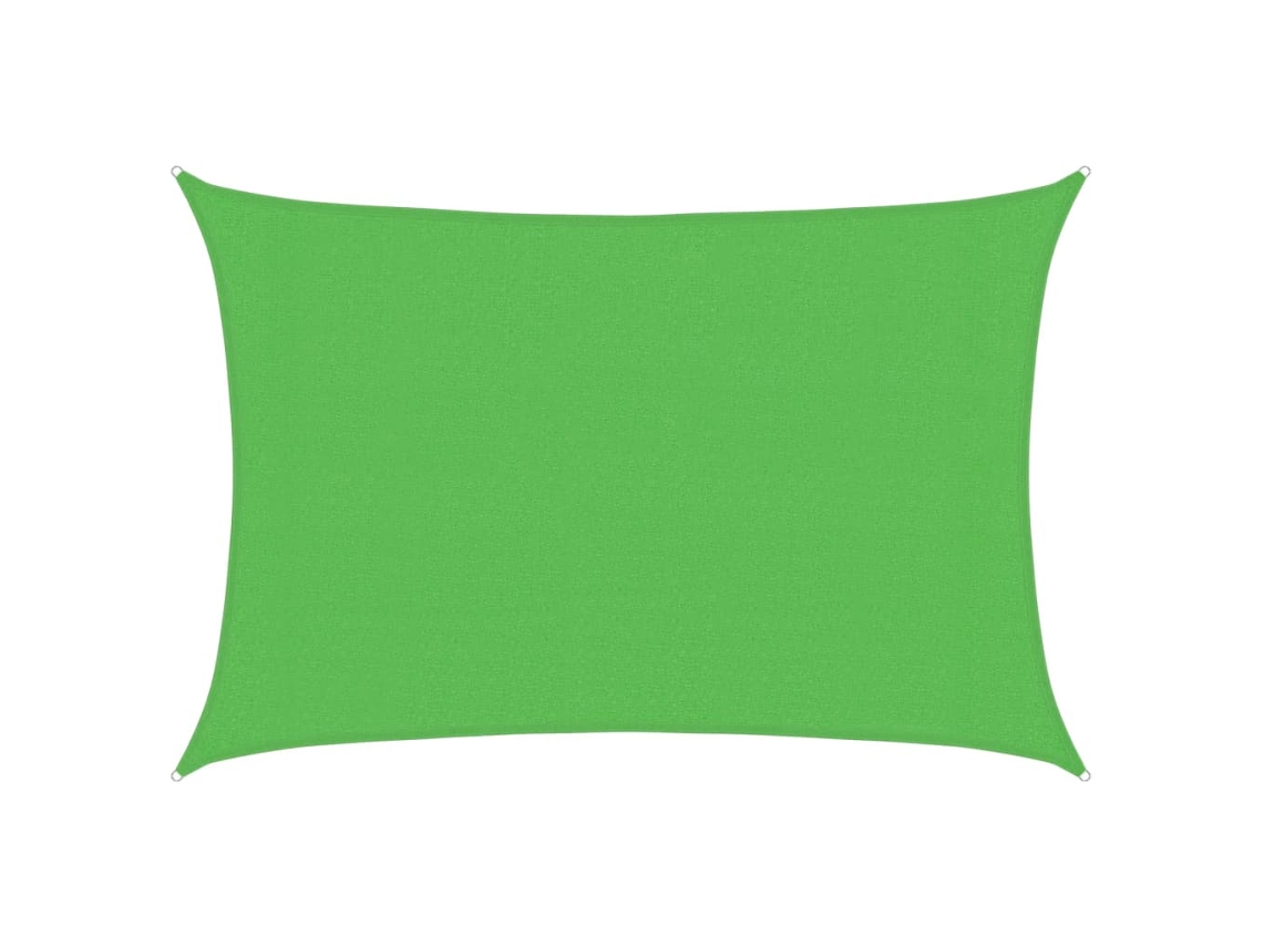 Toldo vela VIDAXL Verde (3x4 m)