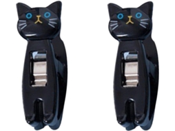 Clipes Para Sacos Plásticos Happyyami Com Design De Gato Desenho Animado, Clipes Multiuso De Ferro, Portáteis E