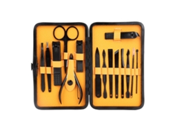 Lurelia Kit De Manicure E Pedicure 15 Peças, Em Aço Inoxidável, Portátil, Com Estojo, Para Cuidados Pessoais