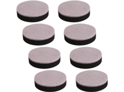 Conjunto De 8 Almofadas Antiderrapantes Redondas Feltro Para Móveis, Compatíveis Com Espuma Eva, Ideais Para Aumentar A