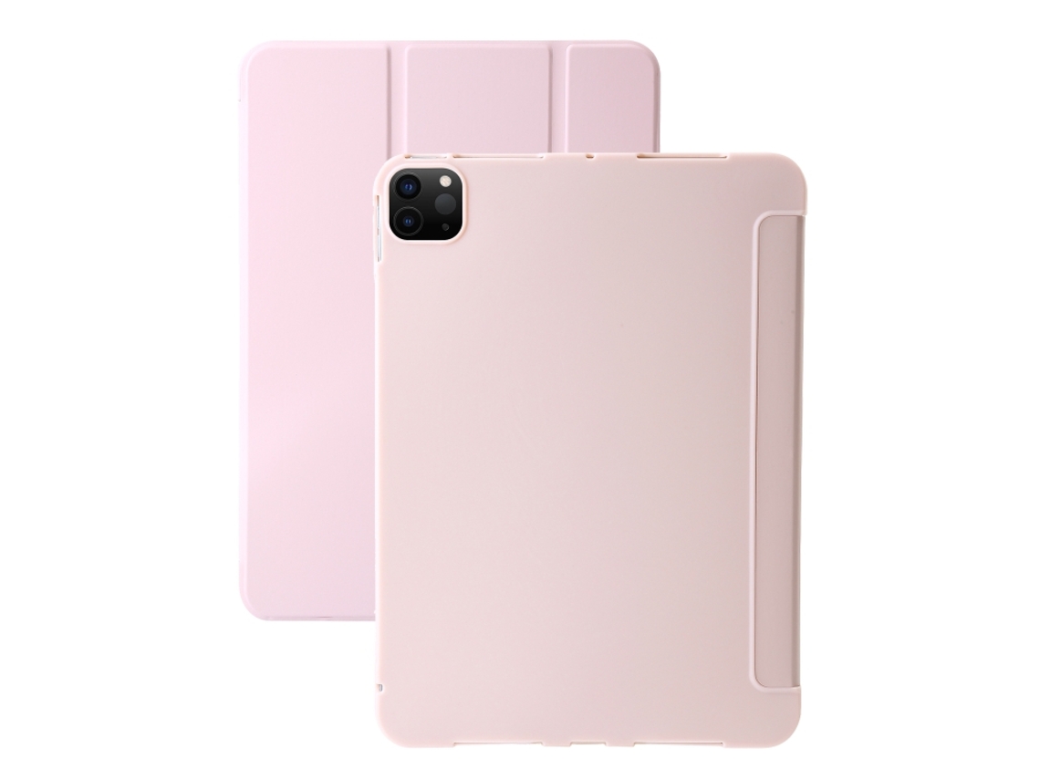 Capa Para Ipad Air 4/5 2020/2022 10.9 Polegadas Com 3 Dobras,rosa Claro