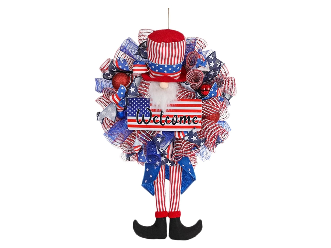 Guirlanda De Festa Americana Laxiscreed Para Decoração De Porta E Interior