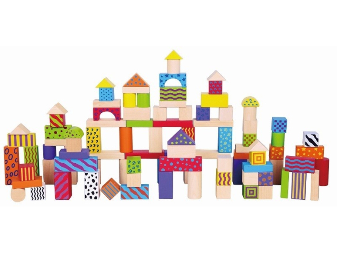 Conjunto blocos 100 peças Viga