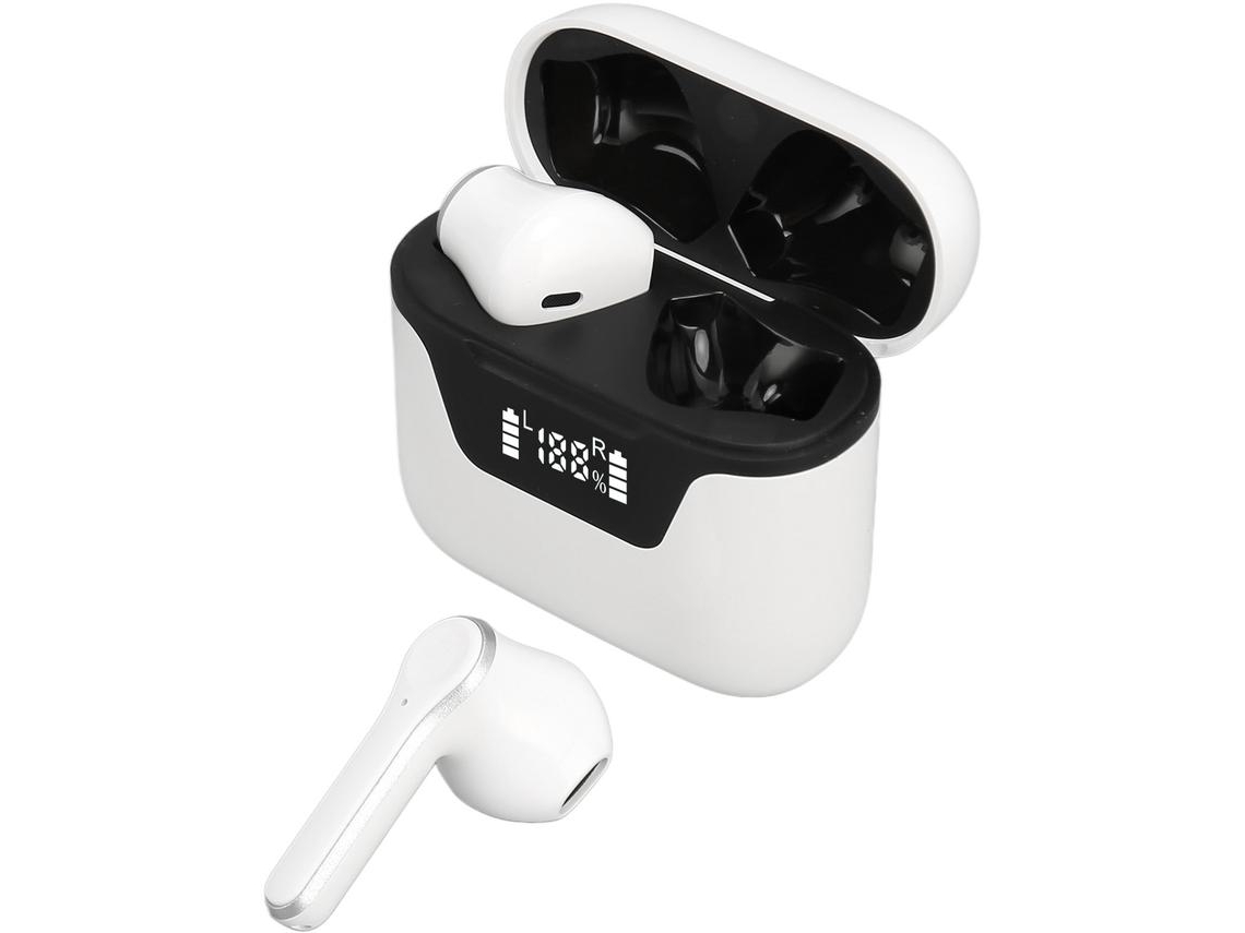 Auriculares de Tradução Bluetooth YIZHOOD J101 144 Línguas Tradução Online In Ear Branco