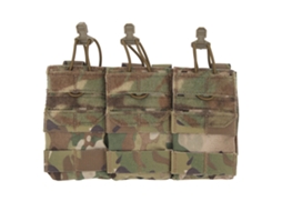 2026bolsa De Revistas Triple Molle Com Cordão Elástico Cordura Fixa Para Revistas 5.56mm, Portamagazines Aberto