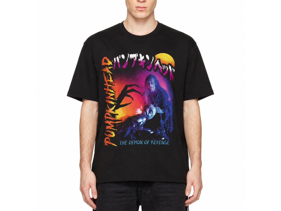 Rockinstone Pumpkinhead Movie Demon Of Revenge Black Adult T-shirt Size:xxl