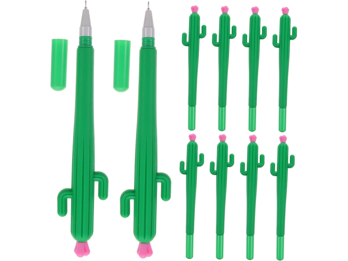 Canetas Em Gel Para Lembrancinhas De Festa Escolar, Com Estampa Cacto,