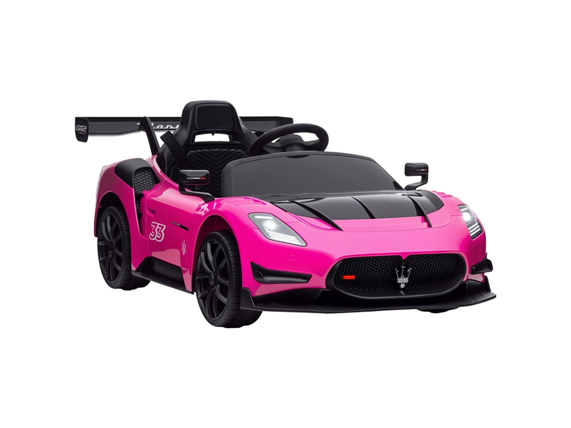 Carro Elétrico para Crianças Plástico e Metal cor Rosa 115x60x45 cm AIYAPLAY