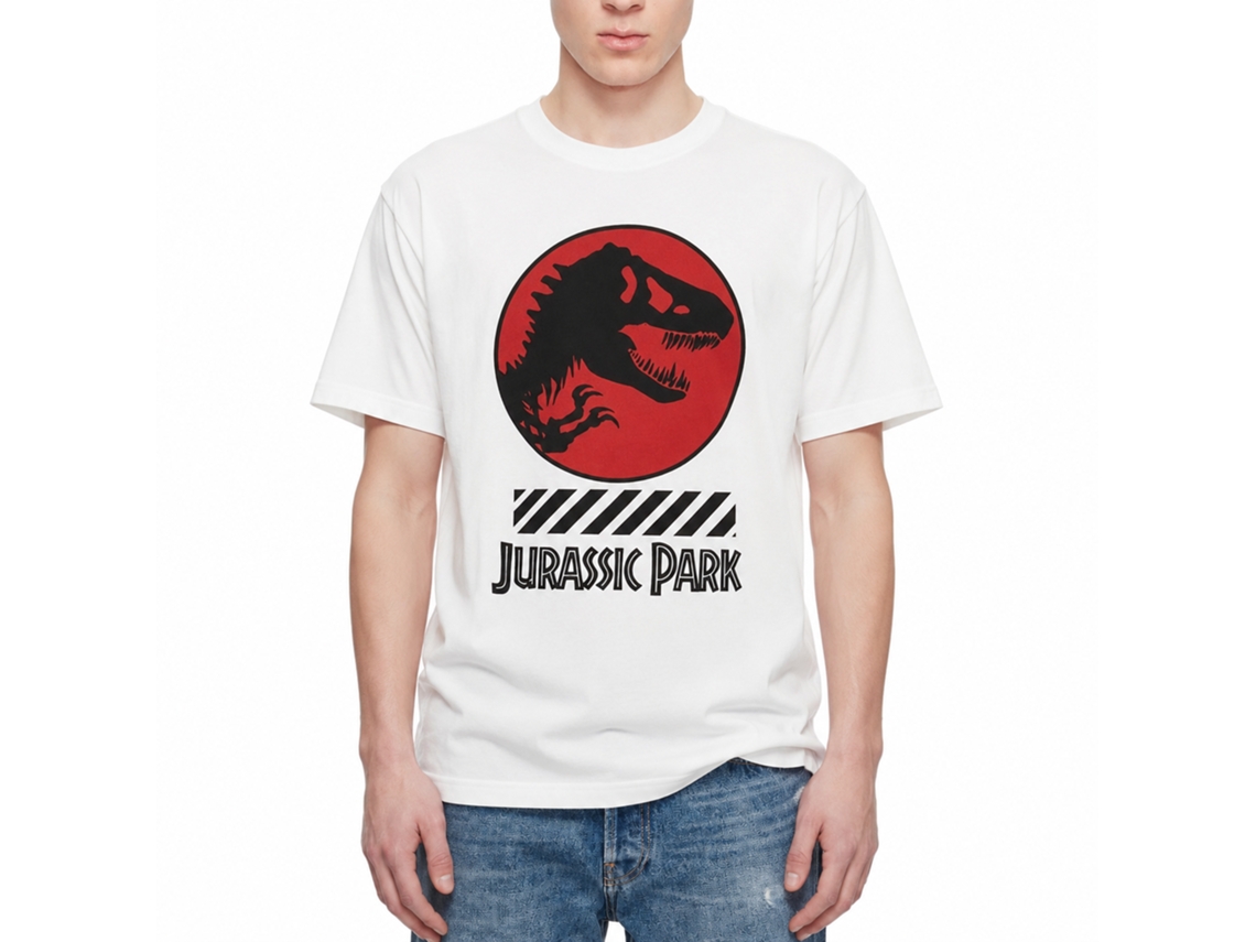 Jurassic Park T-rex Warning T-shirt Unisex Adults Size:xxxl