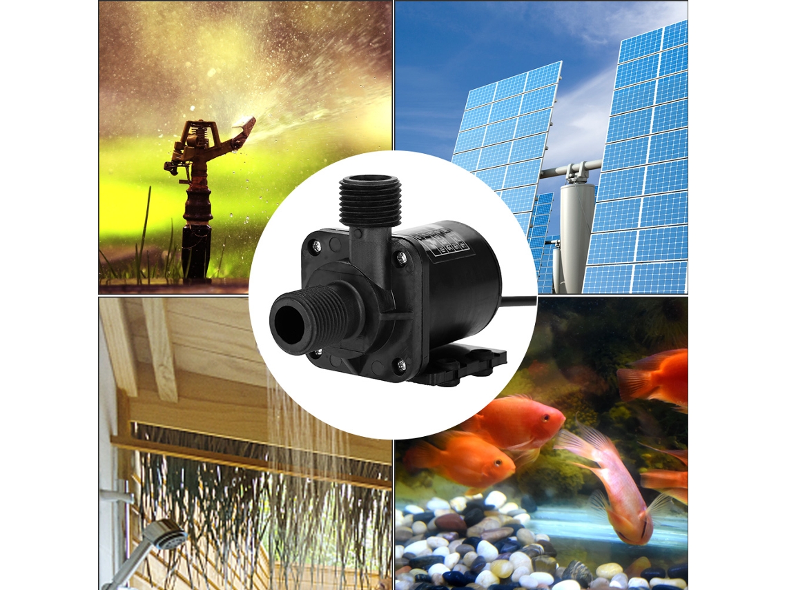 Laxiscreed Bomba De Água Miniature Dc 12v Solar Semescovas, Magneto De Alta Temperatura