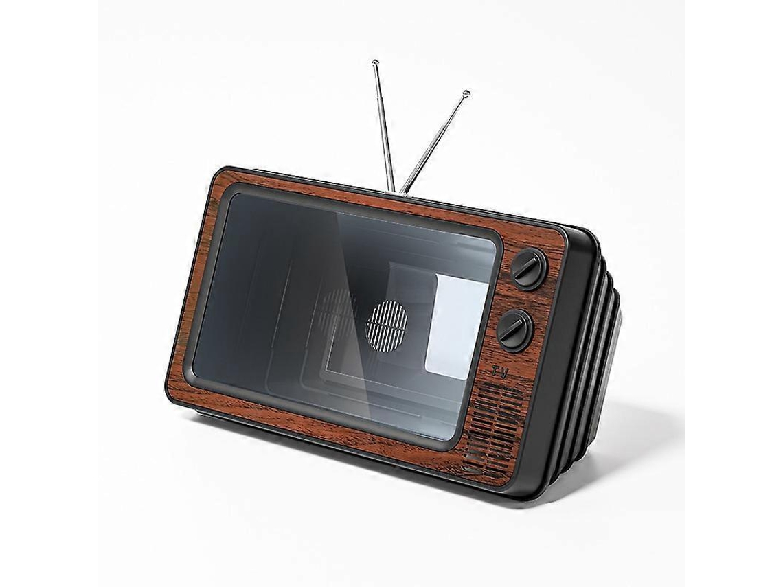 Amplificador De Tela De Celular 12 Polegadas Design Retro Tv 2-3x Para Smartphones 4.0-6.6 Polegadas