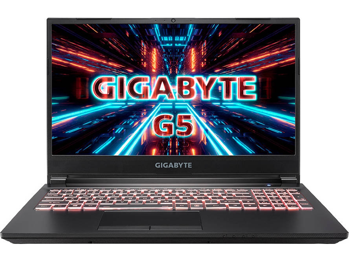 Portátil Gaming GIGABYTE G5 9RC45KC02CE101PT501 (Intel Core i5-10500H - NVIDIA GeForce RTX 3060 - RAM: 16 GB - 512 GB SSD PCIe - 15.6'')