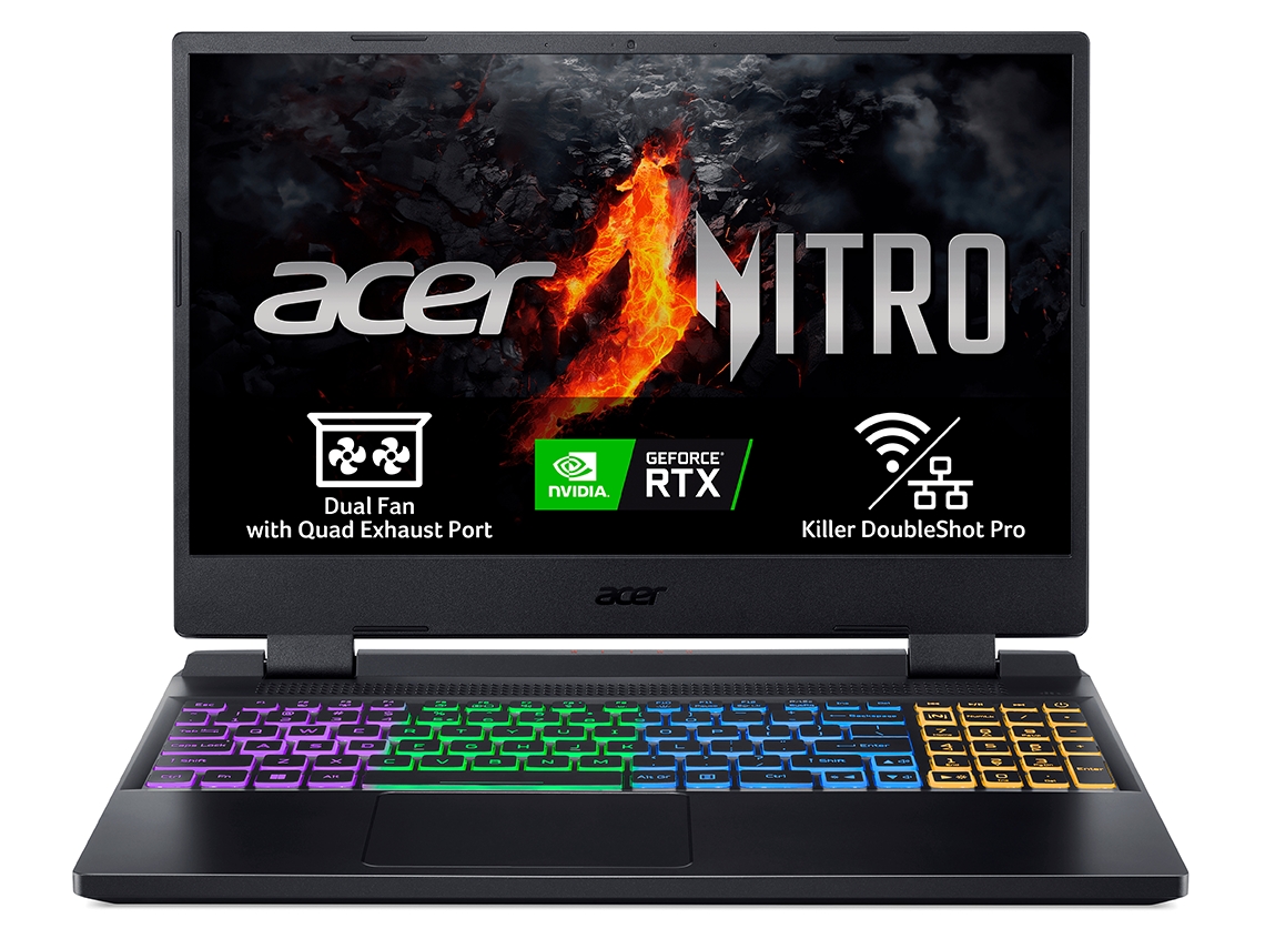 Portátil Gaming ACER Nitro 5 AN515-58-59WH (15.6" - Intel Core i5-12450H - RAM: 16 GB - 512 GB SSD - NVIDIA GeForce RTX 4060)