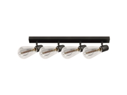 Candeeiro Led Teto/parede 4xe27 4x60w Ip20 Rio