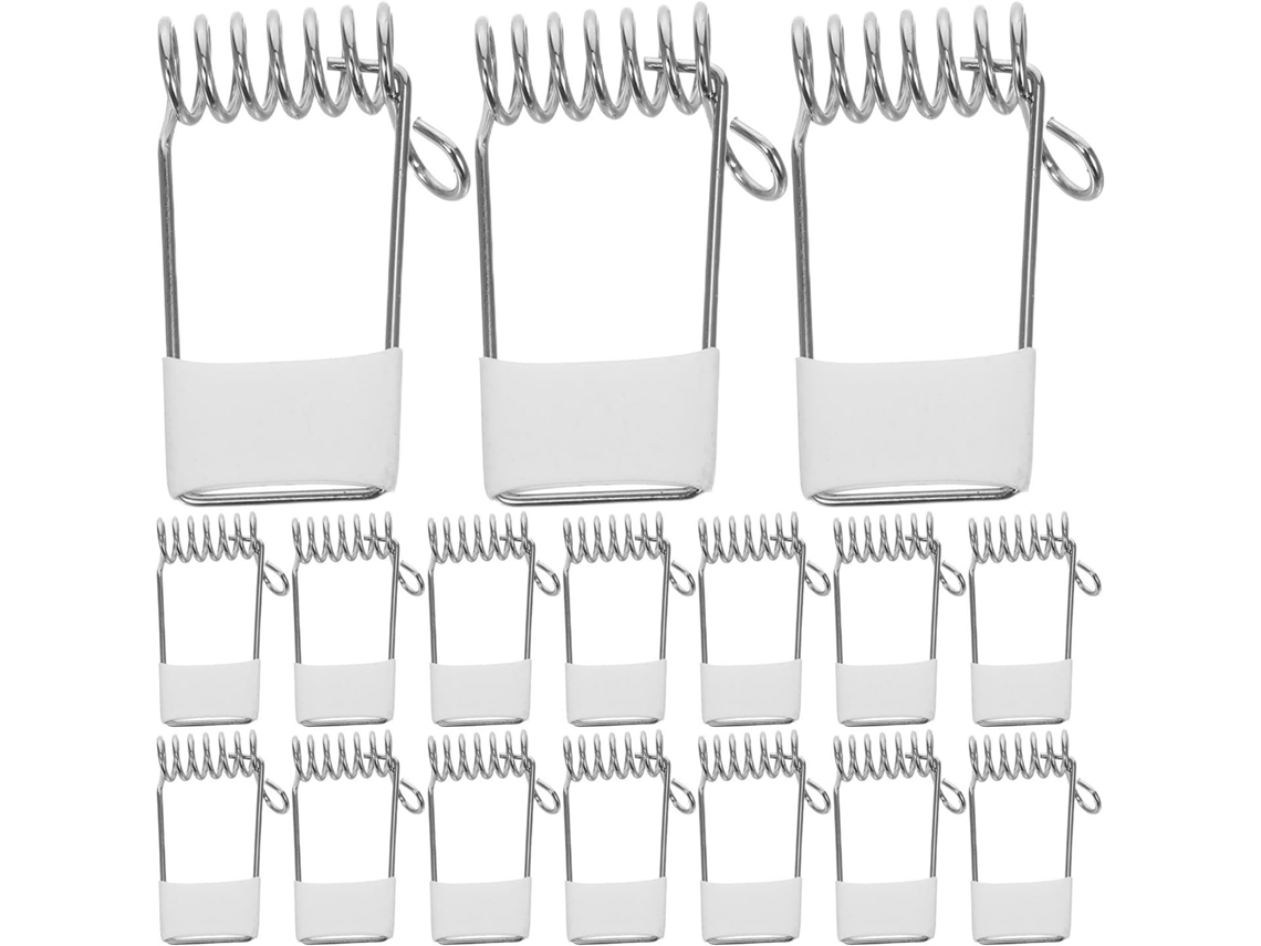 Conjunto De 30 Presilhas De Fixação Com Mola Para Lâmpadas Tubulares E Refletores De Led