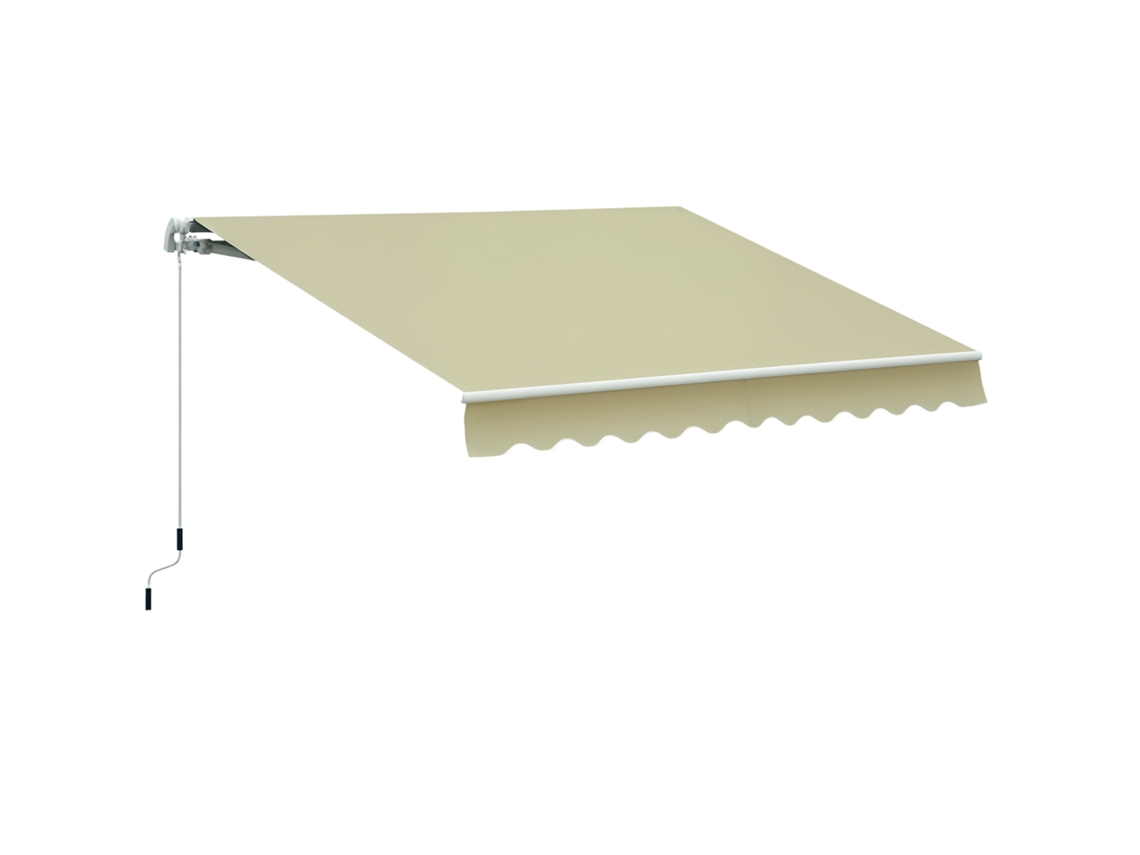 Toldo alumínio DECORALAR TECH para varanda com ângulo ajustável (295x250 cm)
