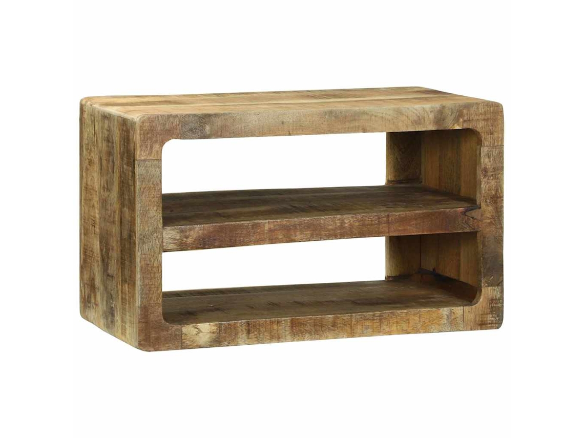 Vidaxl Gabinete Para Tv 60 X 32 X 36 Cm Madeira De Mangueira Maciça