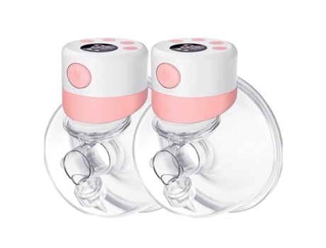 Bomba Tira Leite Yunzii Com Mãos Livres, Bomba Tira Leite Portátil Vestível Com Flange Dupla, Bomba Tira Leite De Viagem, Elétrica