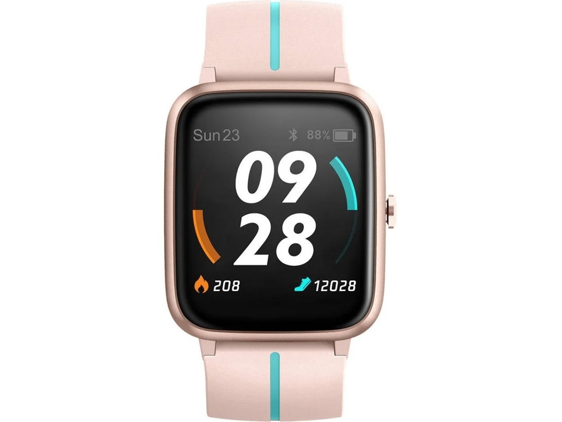 Smartwatch GPS, rastreador de atividades físicas com monitor de frequência cardíaca Bestvite (rosa)