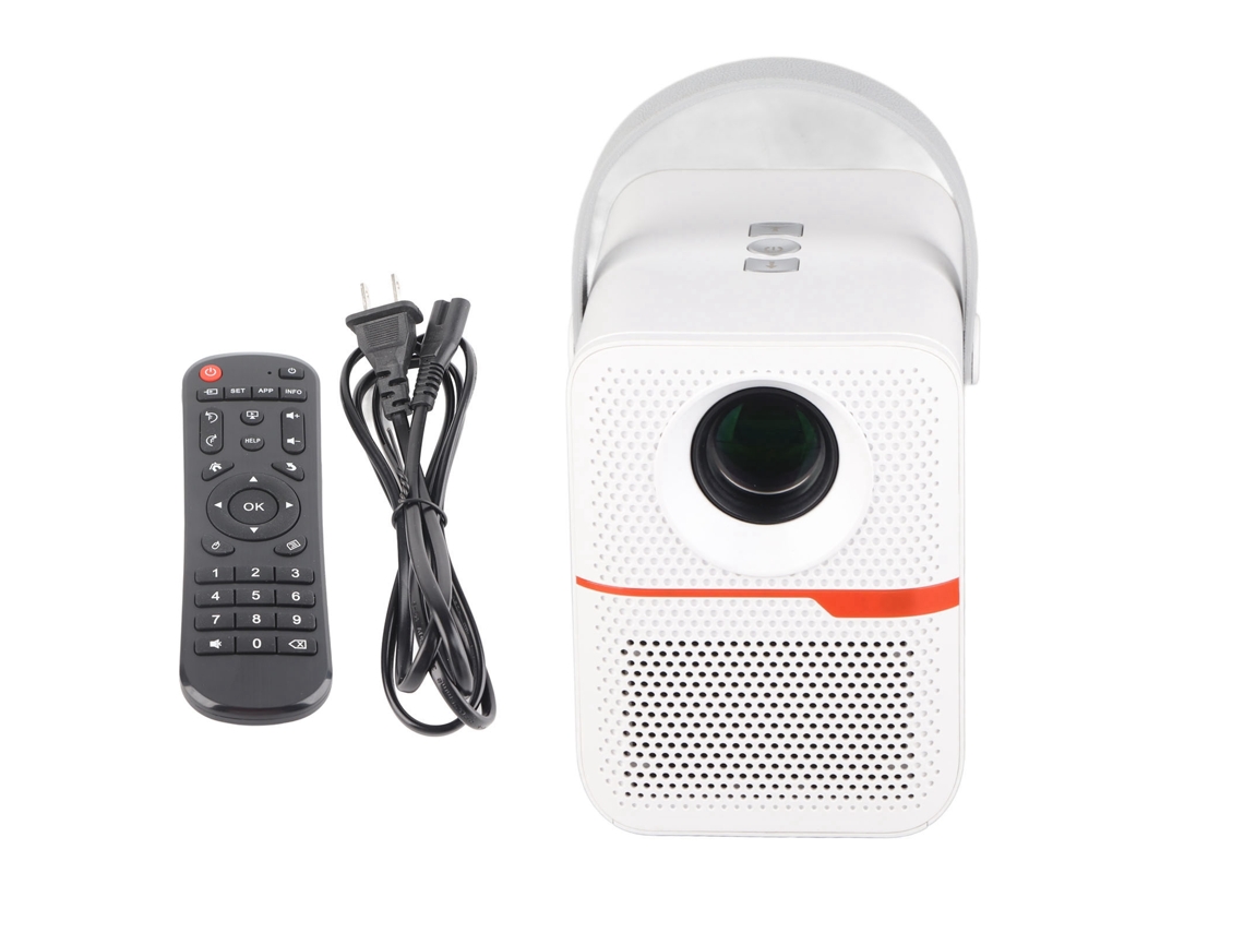 Projetor portátil inteligente 1080p com decodificação 4K e Wi-Fi Bluetooth 5.0 EOOCOO