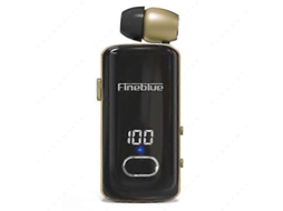 Fones De Ouvido Sem Fio Fineblue F580 Lotus Com Clipe, Bluetooth 5.3, Microfone, Display De Energia E Cancelamento De Ruído. Ly Ebike